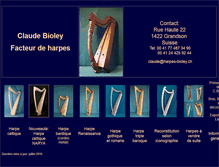 Tablet Screenshot of harpes-bioley.ch